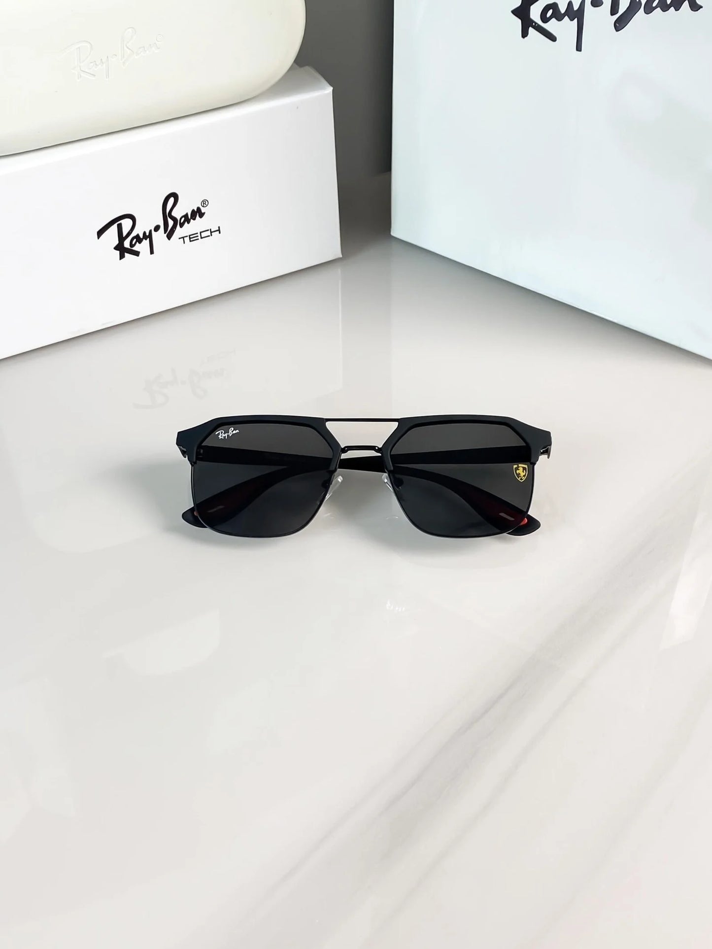 LUXURY SHADES #04 full black premium sunglasses