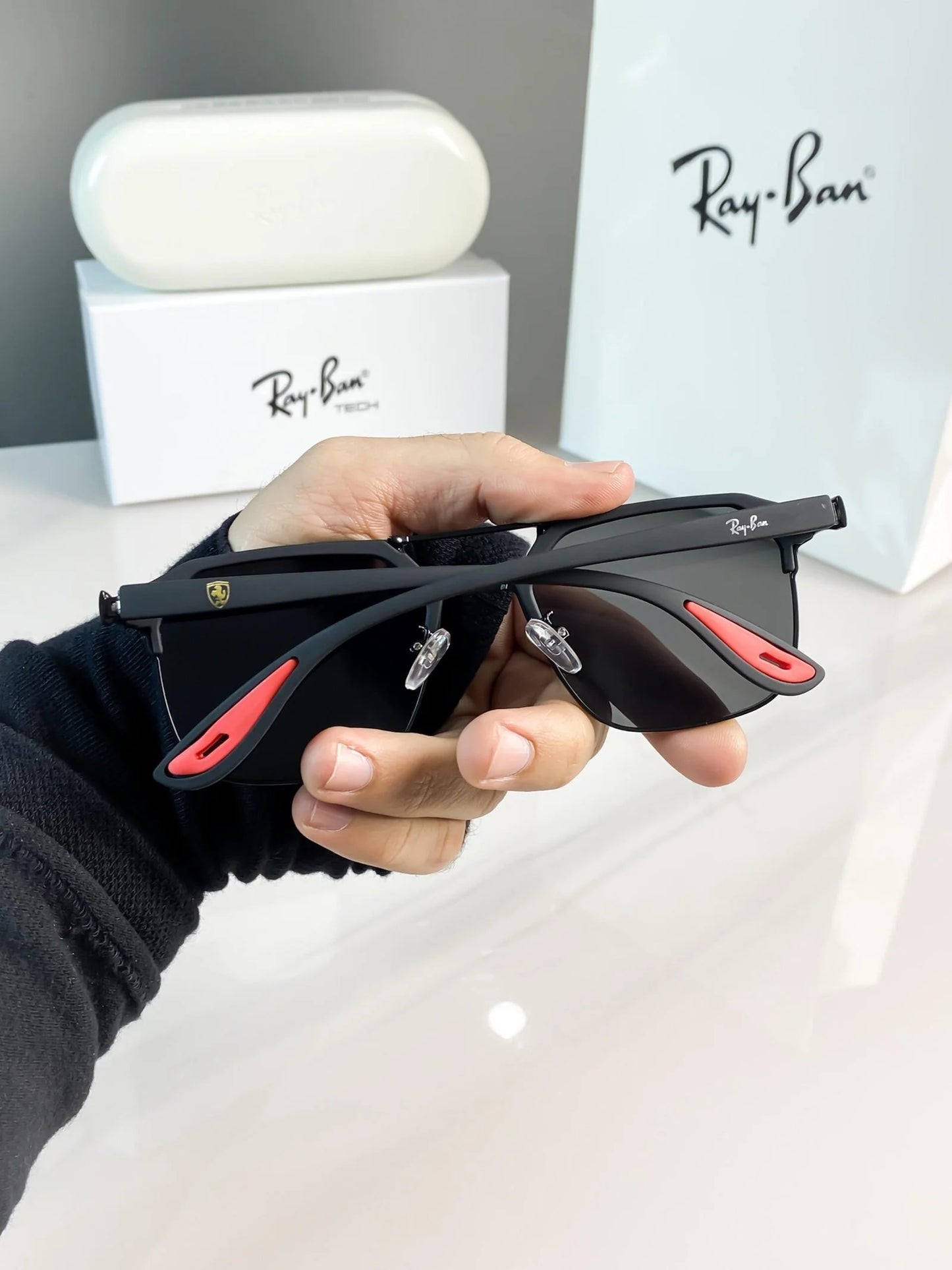 LUXURY SHADES #04 full black premium sunglasses